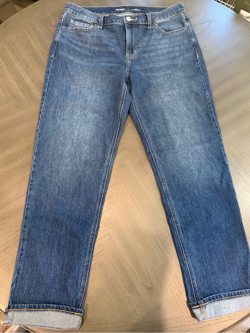 Old Navy Women’s Mid Rise Wow Boyfriend Jeans